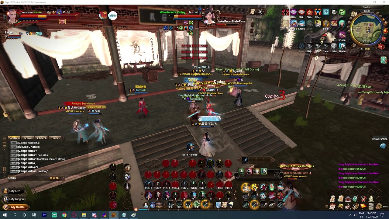 Age of wushu Private: having some fun just