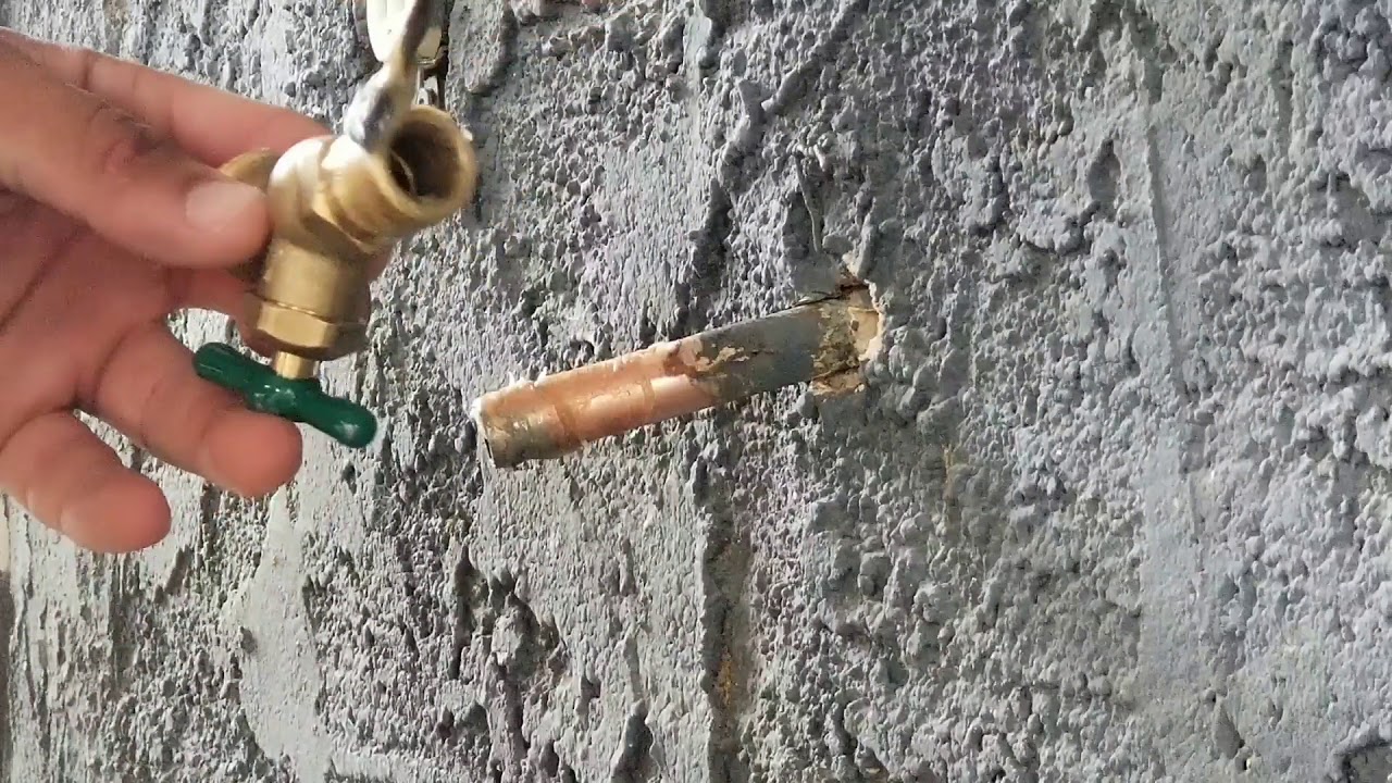 Как заменить шланговый кран для уличного водопровода