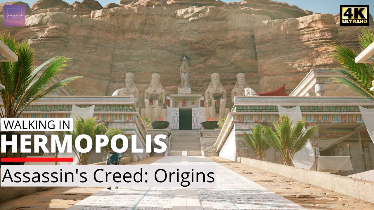Walking in the Ancient Egypt City of Hermopolis [ Assassin's Creed: Origins ]