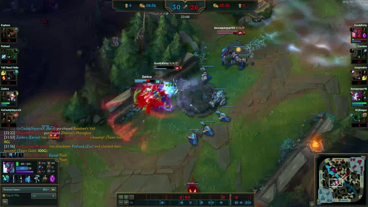 Classic blue Ezreal Kiting