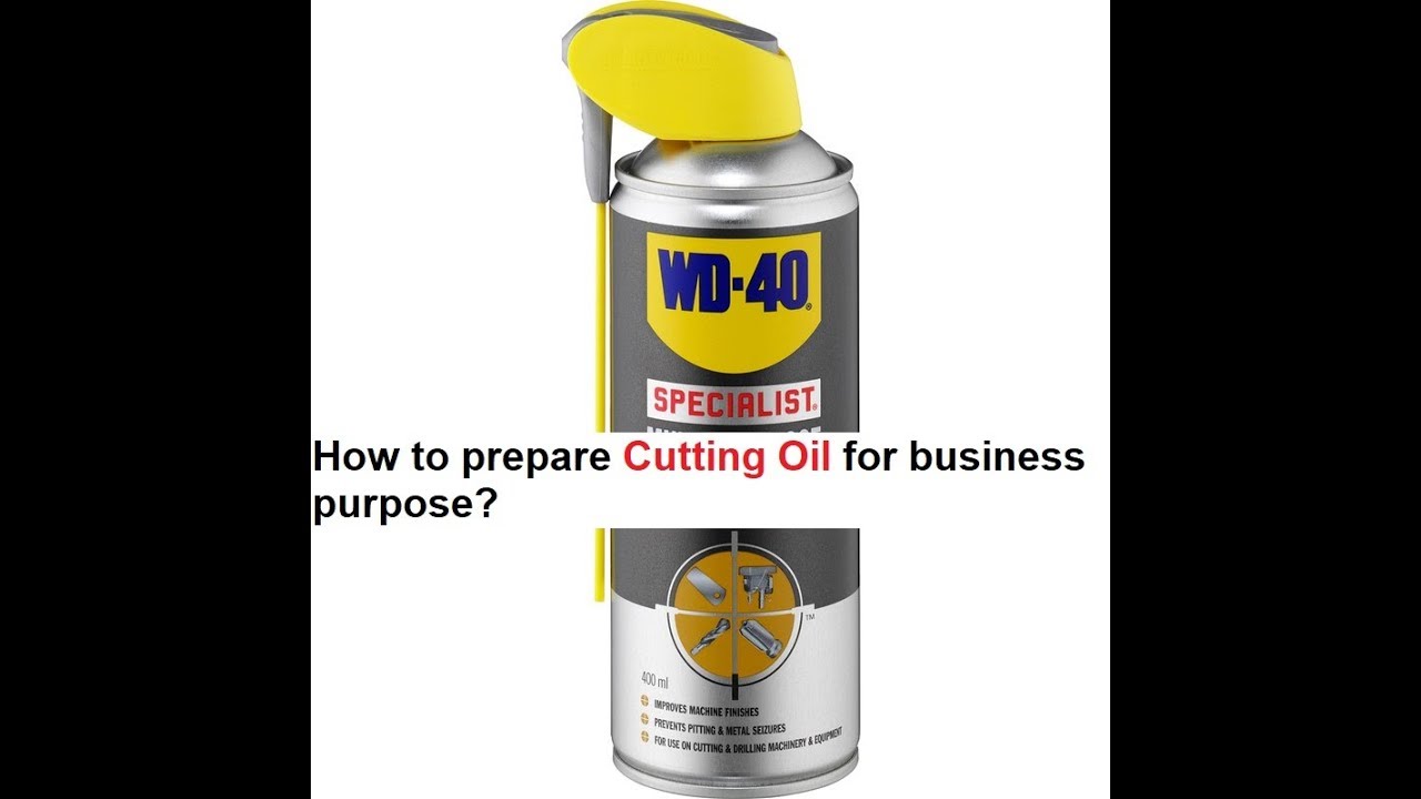 Cutting Oil Making Real Formula - तेल बनाने का फार्मूला