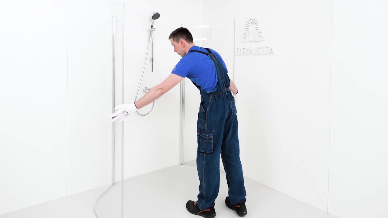 ADA shower enclosure assembly guide