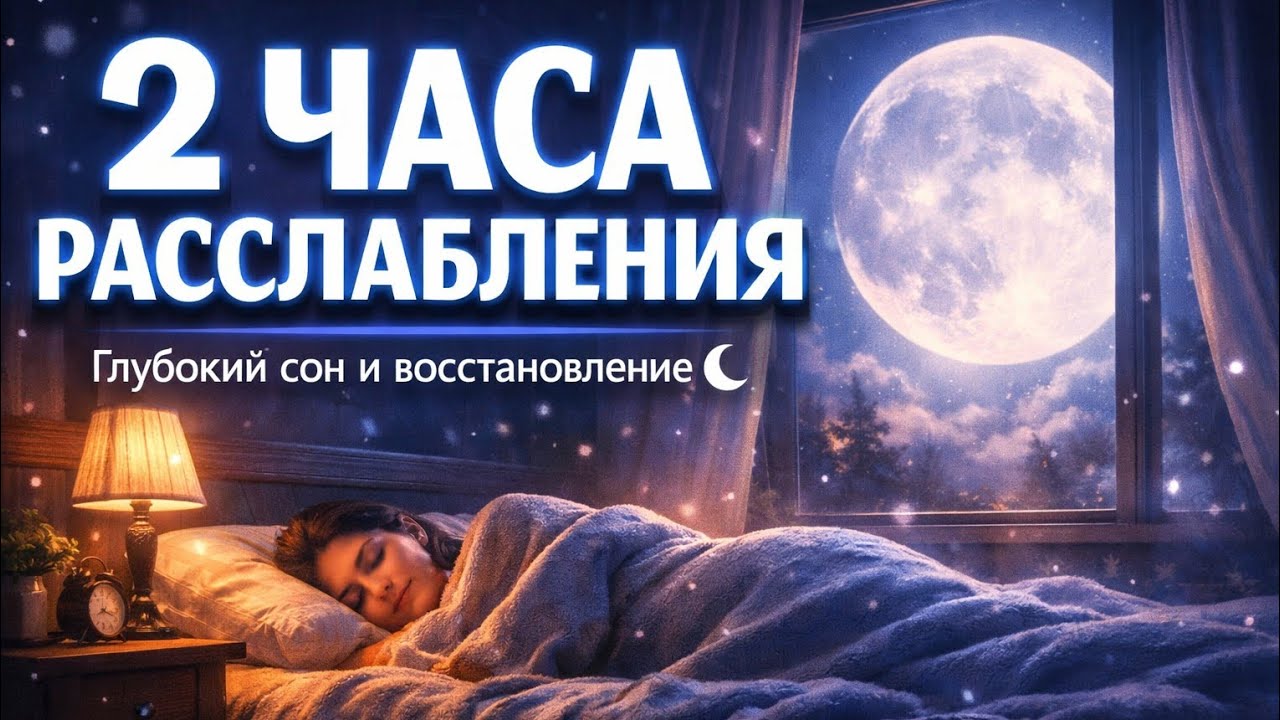 Музыка для сна и восстановления сил — 2 часа полного расслабления 🌙 Антистресс и спокойный сон