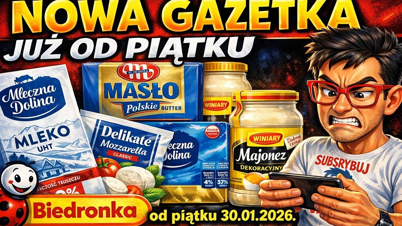 BIEDRONKA | Gazetka Promocyjna Jest już Od Piątku 30.01.2026. | Idealnie na weekend