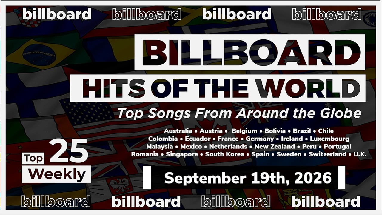 Billboard Hits of the World: Top Songs From Around the Globe  (September 19th, 2026)
