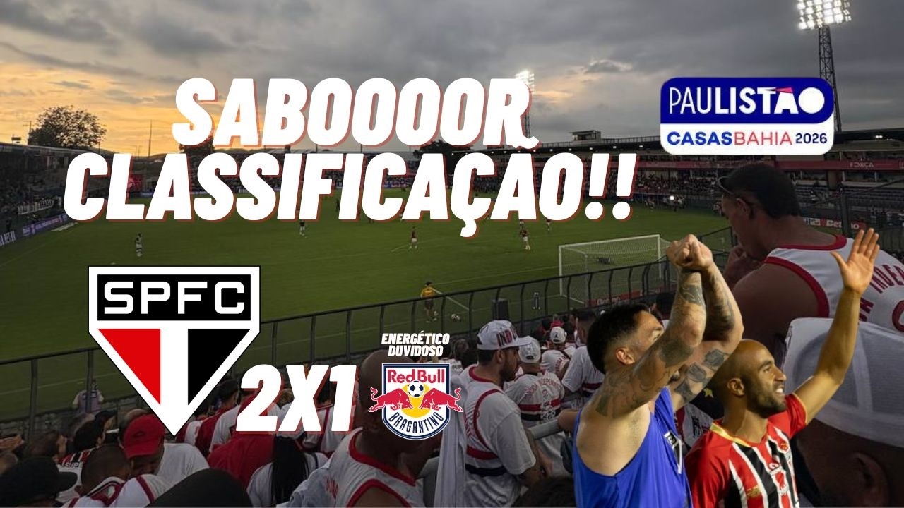 SABOOOOR CLASSIFICAÇÃO!! - VLOG DAS QUARTAS DO PAULISTÃO DIRETO DE BRAGANÇA