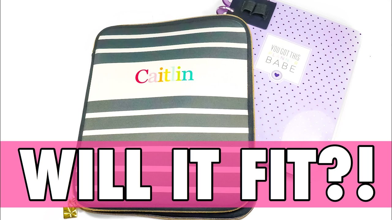PLANNER 101: ERIN CONDREN PLANNER FOLIO | HOW MANY HAPPY PLANNERS + STICKERS WILL FIT?!