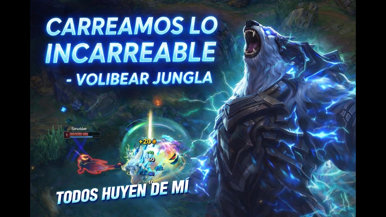 SUBIENDO LA CUENTA DE MI AMIGO HASTA A ESMERALDA - VOLIBEAR CARREA LO INCARREABLE - VOLIBEAR JUNGLA