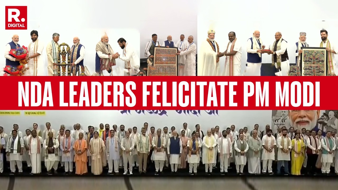 NDA Leaders Felicitate PM Modi As He Becomes India&rsquo;s Longest‑Serving Elected Prime Minister