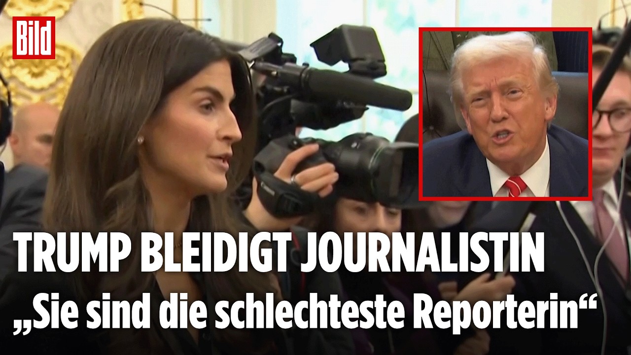 TRUMP GEHT AUF REPORTERIN LOS: US-Präsident weist kritische Fragen mit Beleidigungen zurück