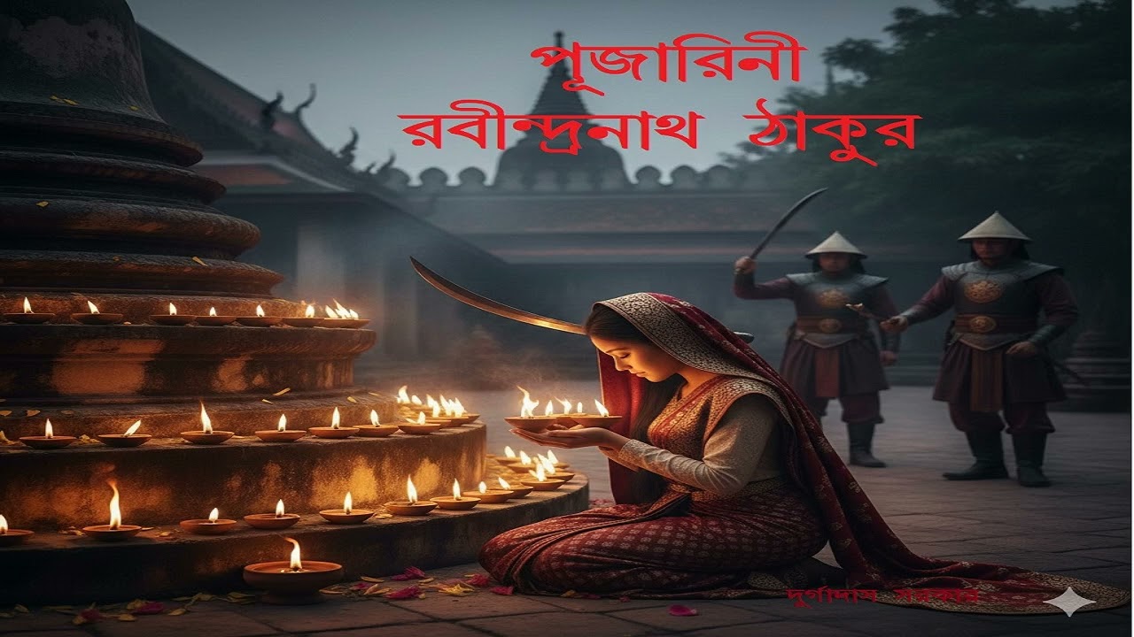 পূজারিনী। রবীন্দ্রনাথ ঠাকুর। আবৃত্তি। দুর্গাদাস সরকার। PUJARINI, RABINDRANATH TAKUR.