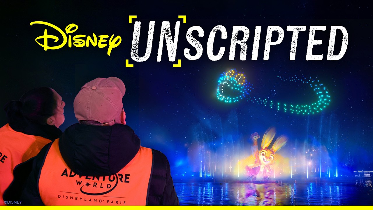 Inside Disney Cascade of Lights: Disney's First Aquatic Drone Nighttime Show | Disney Unscripted