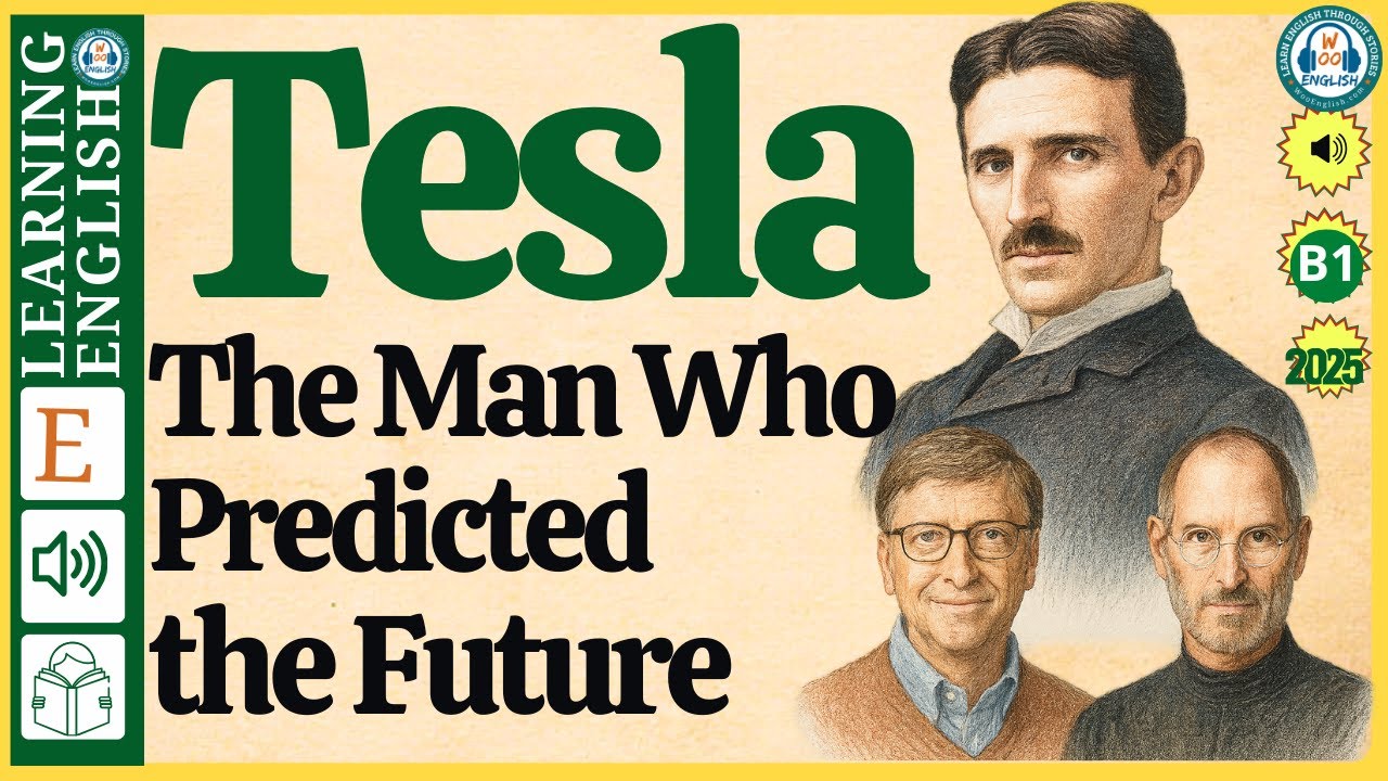 Tesla ⭐ Изучение английского языка через рассказы (Уровень адаптированного чтения B1)
