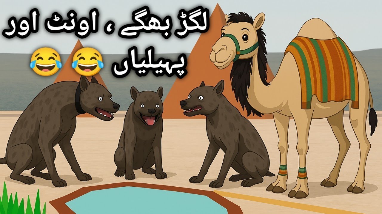 LAGAR BAGHY, ONTH OR PAHELIYAN | لگڑ بھگے ، اونٹ اور پہیلیاں| @saraikitoons