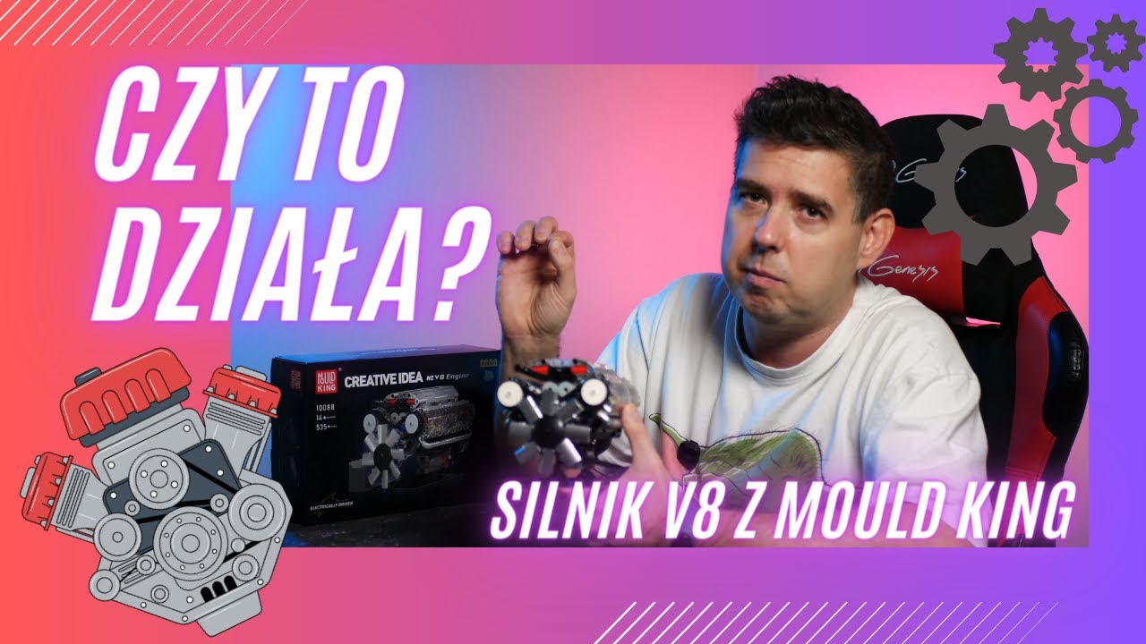 Silnik V8 od Mould King - czy warto? Recenzja klocków