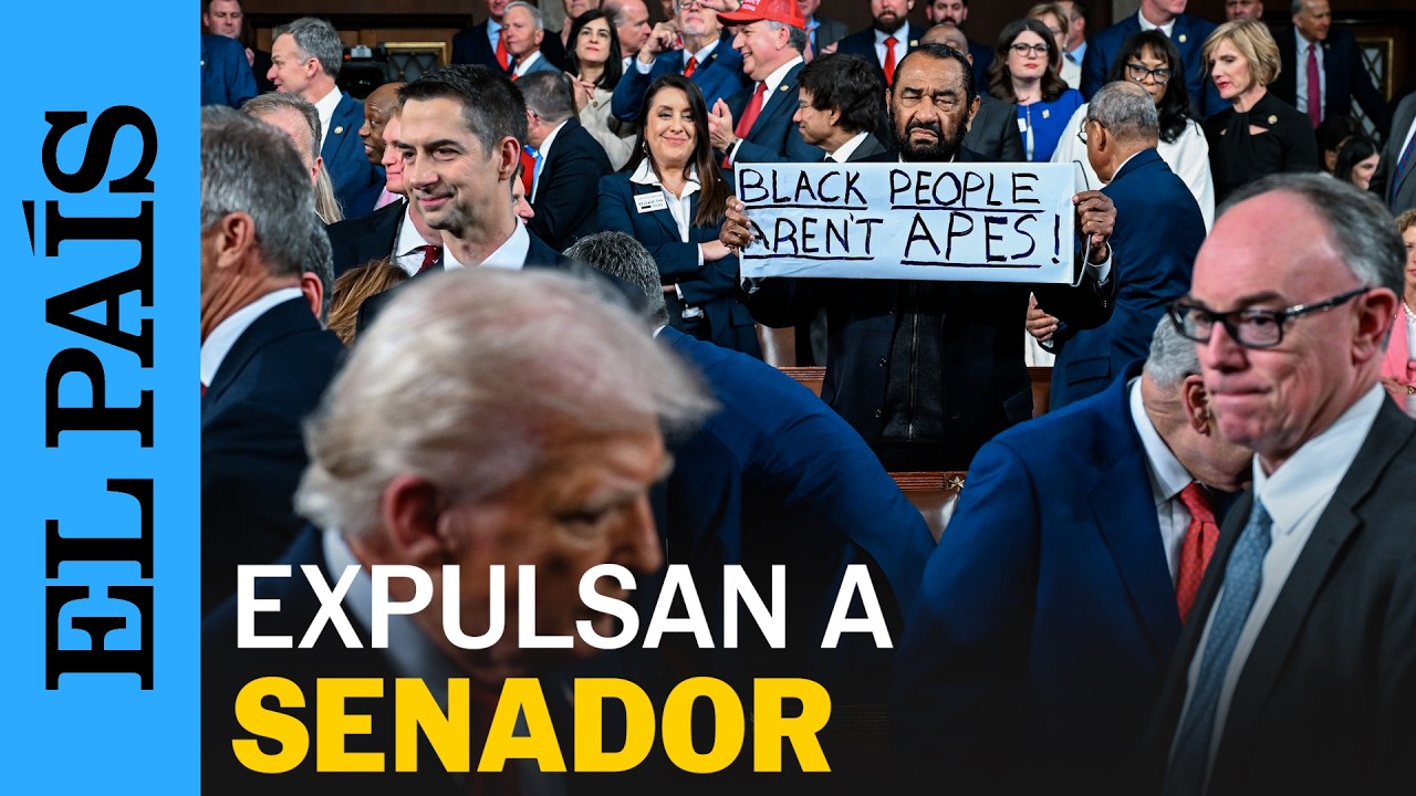 MOMENTO: El senador AL GREEN fue expulsado durante el discurso de DONALD TRUMP | EL PAÍS