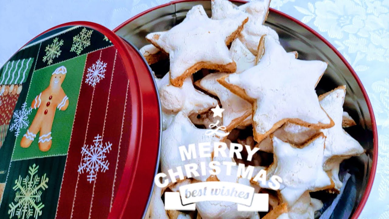 ESTRELAS DE CANELA! ZIMTSTERNE. SEM GLÚTEN, BISCOITOS TÍPICOS DE NATAL ALEMÃO.