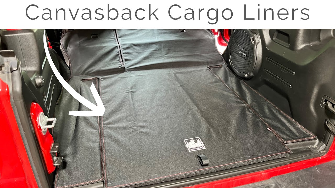 Canvasback Cargo Liners - Jeep Wrangler JL  #jeepwrangler #jeepjl #itsajeepthing