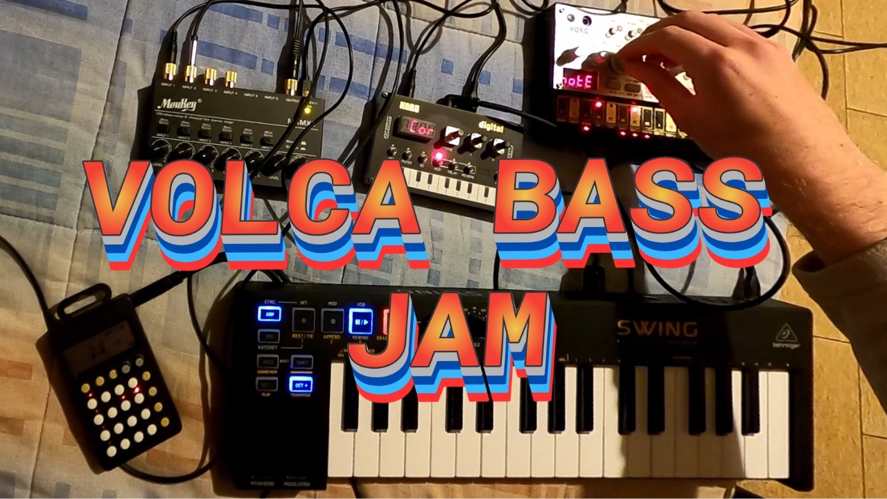 Volca Bass Distortion Jam (KO-33 + NTS-1 + Swing)