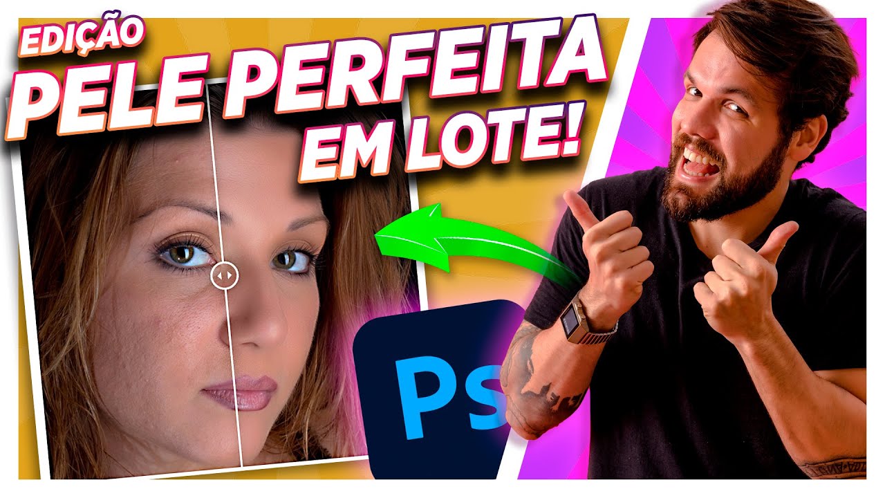EDIÇÃO DE PELE AUTOMÁTICA em LOTE - Uma PASTA INTEIRA de FOTOS em POUCOS MINUTOS - Tutorial