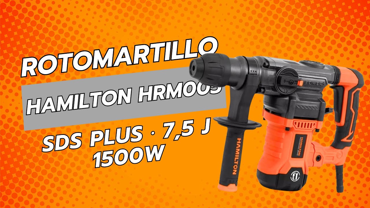 ROTOMARTILLO HAMILTON 1500W DE POTENCIA!! UNBOXING DETALLADO