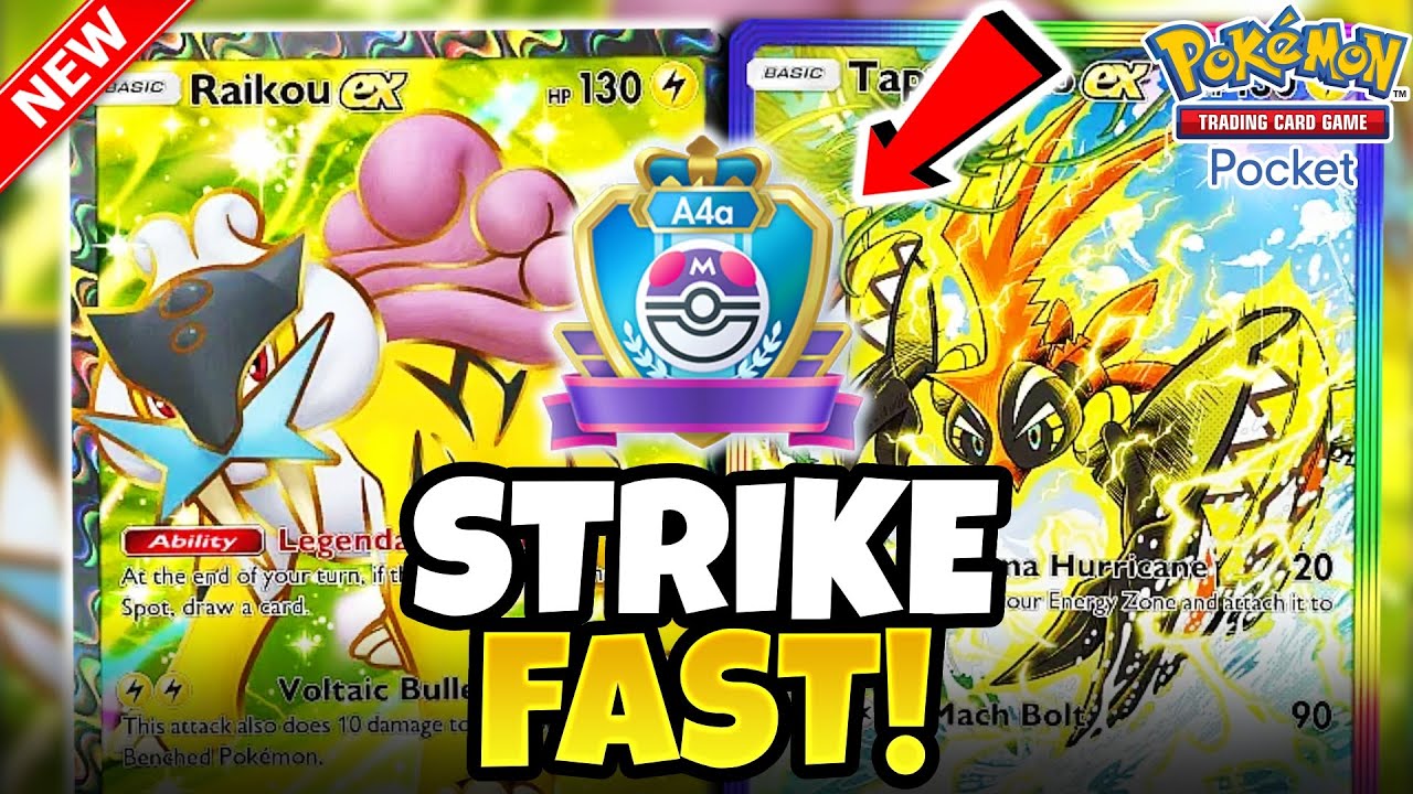 [INSANE] I GOT TIRED OF SUICUNE SO I USED Raikou TO DESTROY RANKED! | Pokemon TCG Pocket