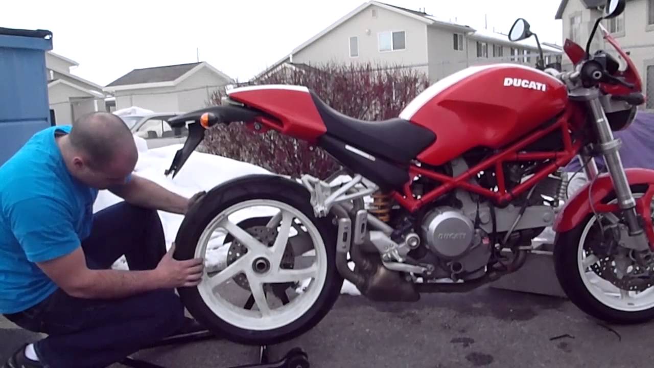 Ducati S2R Rear Wheel Replacement and Removal