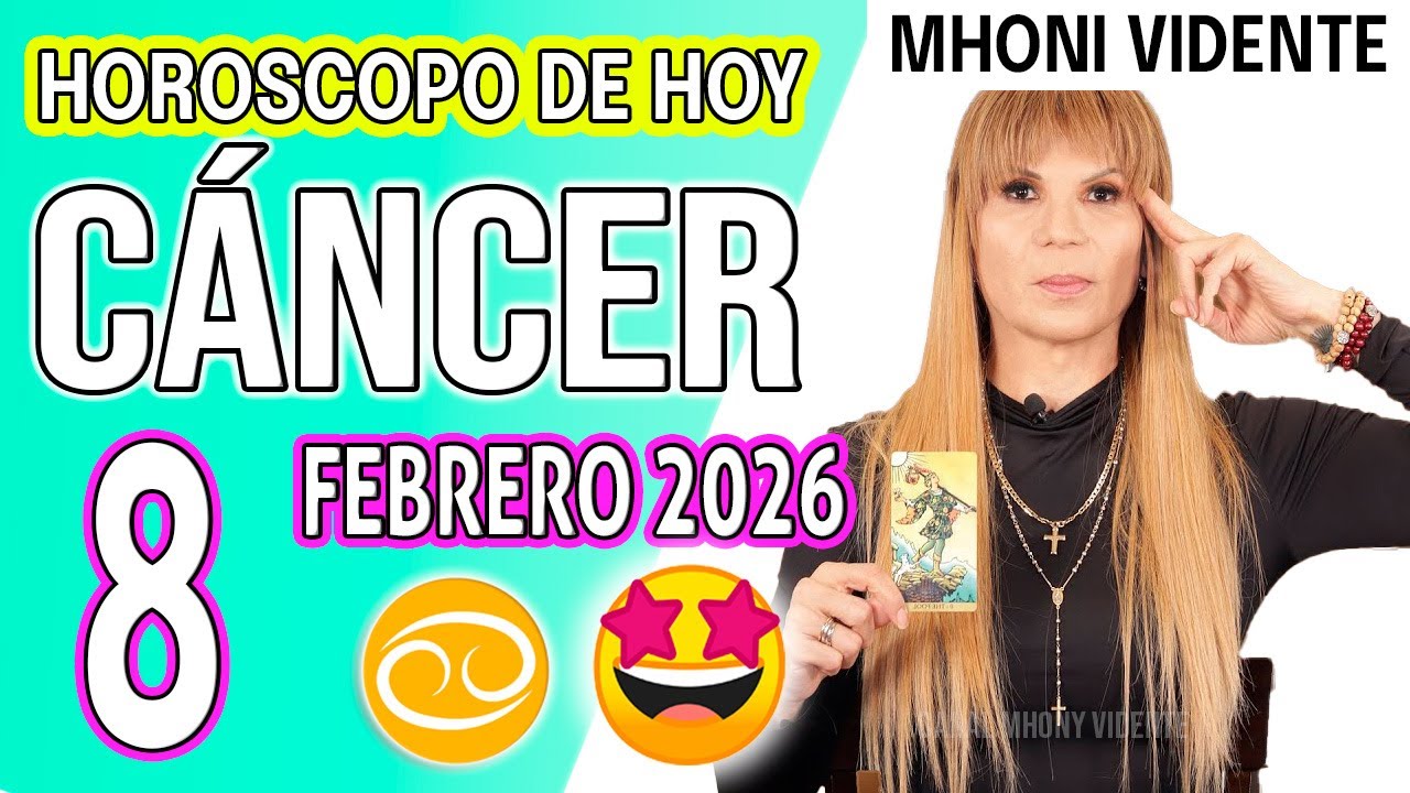 CÁNCER ♋ LA MISERIA SE VA DE TU CASA PARA SIEMPRE 🟢HOROSCOPO De Hoy 8 de FEBRERO 2026 Mhoni Vidente