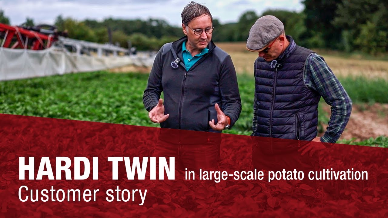 Customer story: HARDI TWIN in large-scale potato cultivation