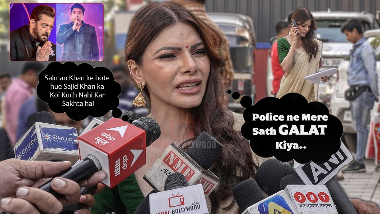Sherlyn Chopra BREAKDOWN in Tears outside Juhu Police Station | Sajid Khan, Salman Khan | FULL VIDEO