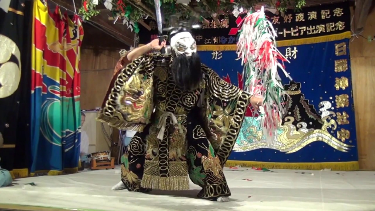 2018.10.20　石見神楽　鐘馗　日脚神楽社中　古典芸能