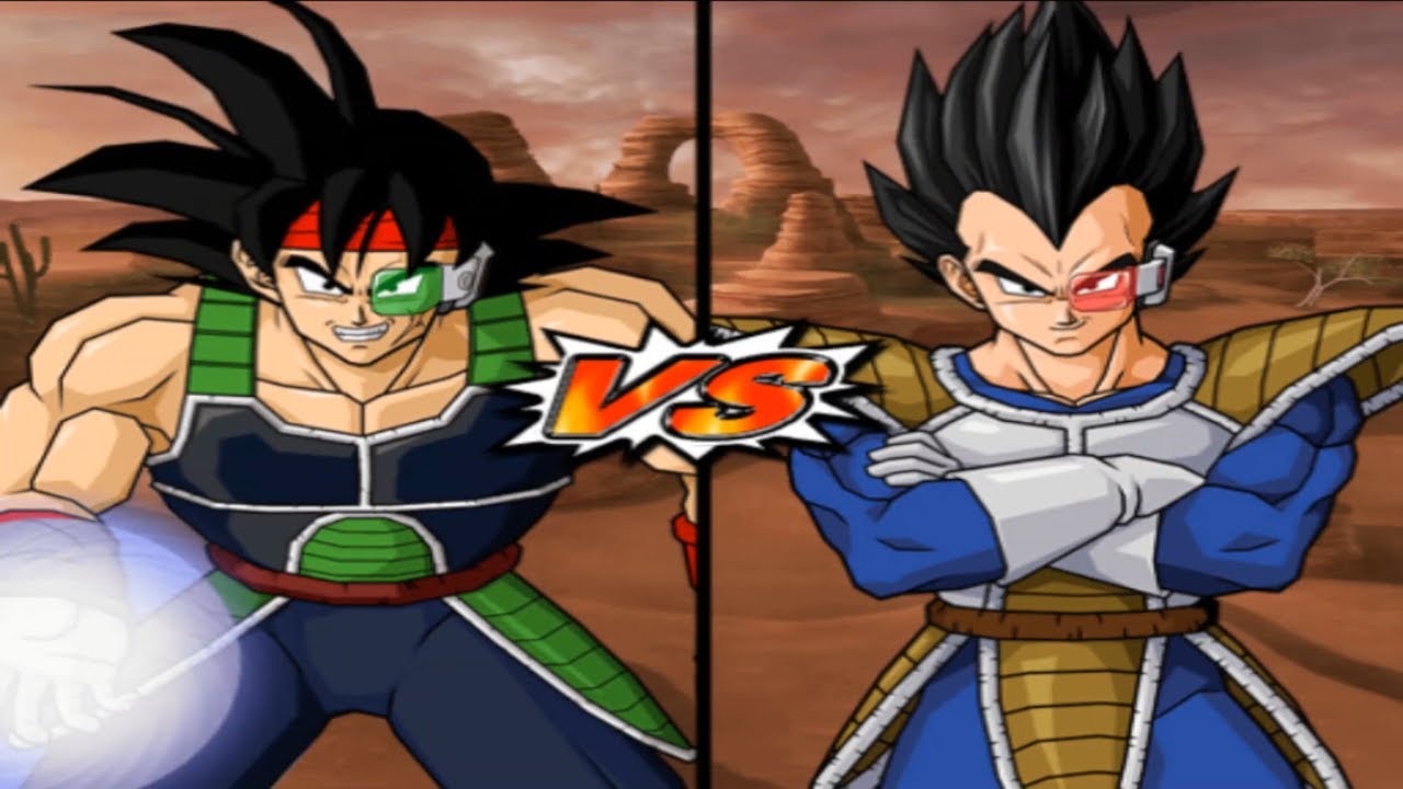 DBZ Budokai Tenkaichi 3 - Bardock VS Vegeta (Scouter) [COM VS COM]