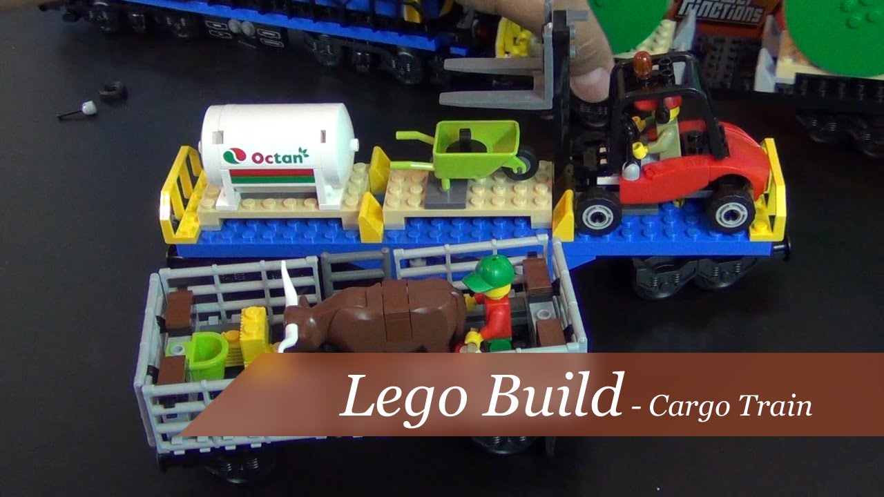Lego Build - Lego City Cargo Train Set #60052 - Part 3