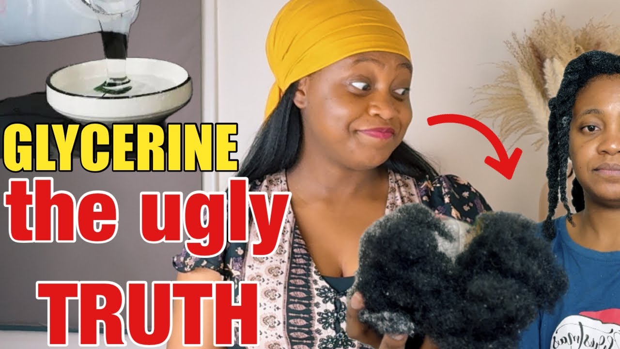 Watch before using GLYCERIN on  natural hair | The UGLY TRUTH about glycerin! #glycerin #glycerine