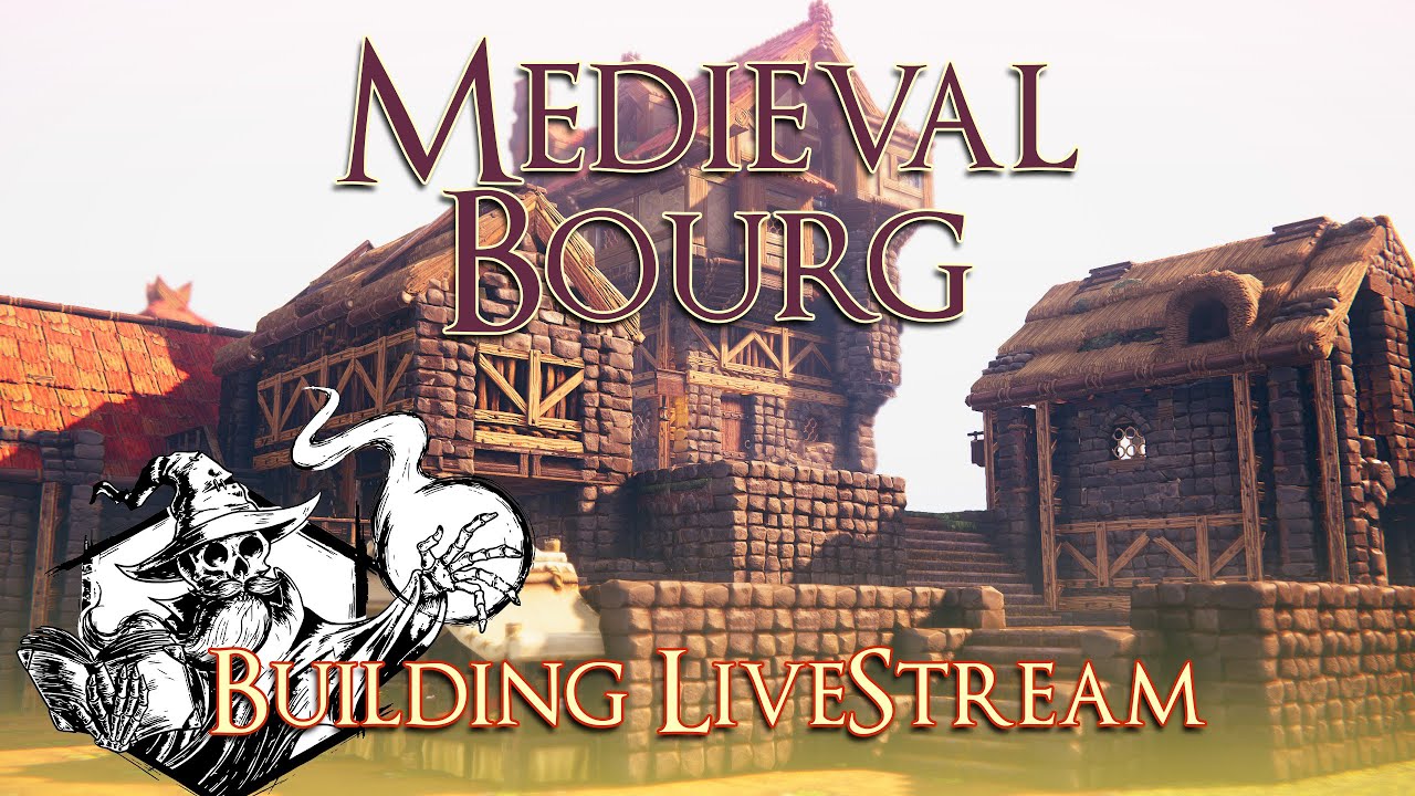 TaleSpire Livestream - Building a Medieval Bourg! [Part 1]