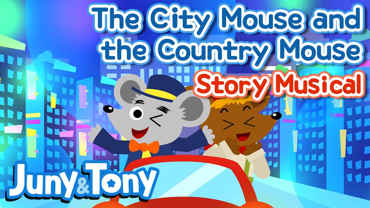 The City Mouse and the Country Mouse | Aesop's Fables | Story Musical | JunyTony
