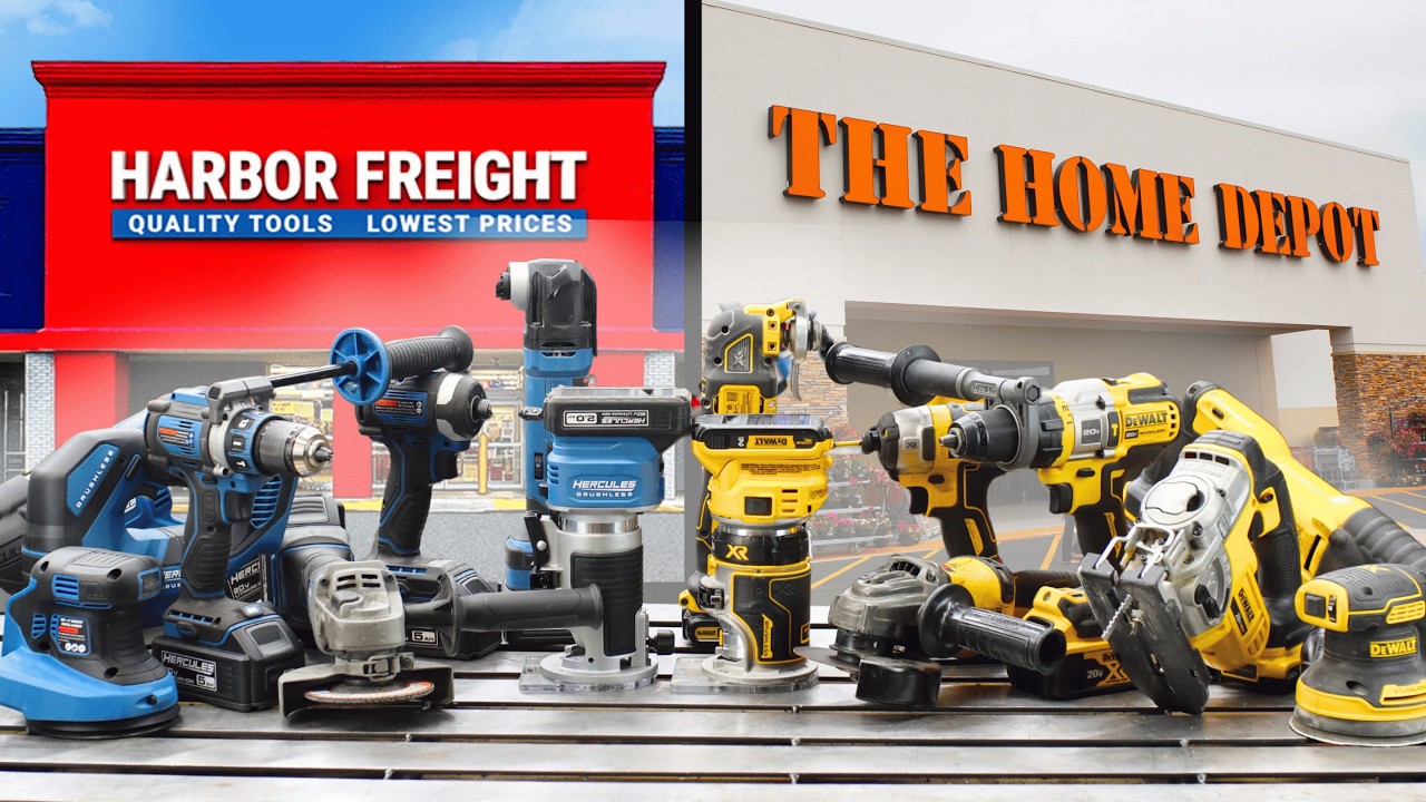 Инструменты Harbor Freight Hercules против Dewalt 20 Volt