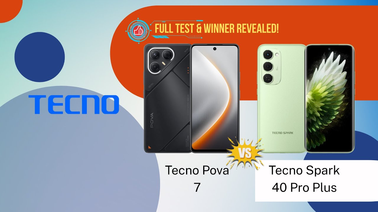 Tecno Pova 7 vs Tecno Spark 40 Pro Plus ⚡ Best Budget Phone 2025? Full Comparison!