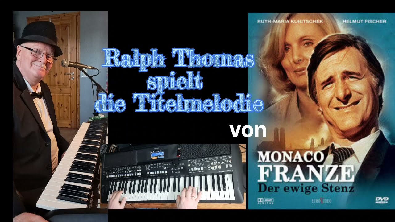 Monaco Franze (Titelmelodie)auf dem Keyboard gespielt