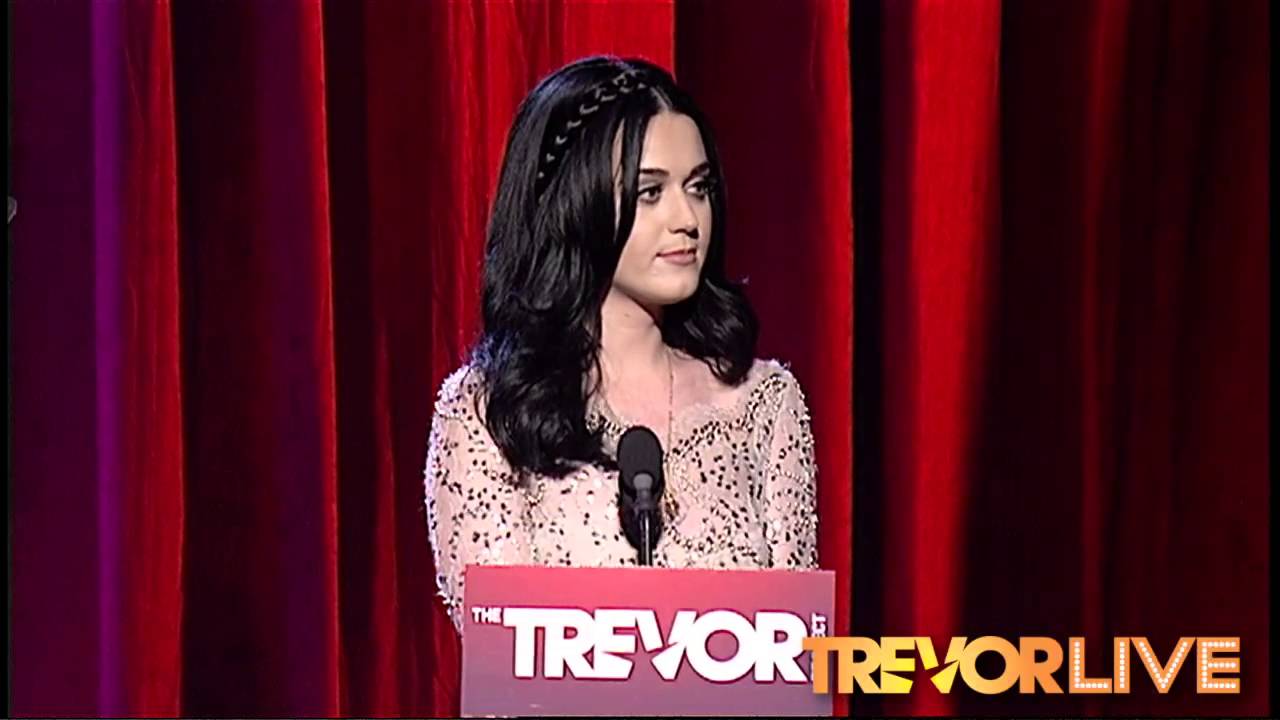 Katy Perry Hero Award Acceptance Speech at Trevor Live