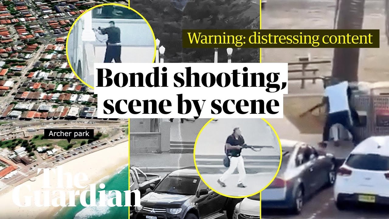 Ten minutes of terror: how the Bondi mass shooting unfolded, in real time