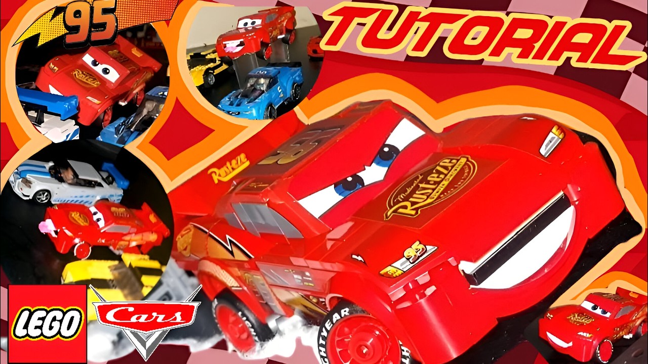 TUTORIAL  DE COMO MODIFICAR EL SET DE RAYO MCQUEEN DE LEGO!