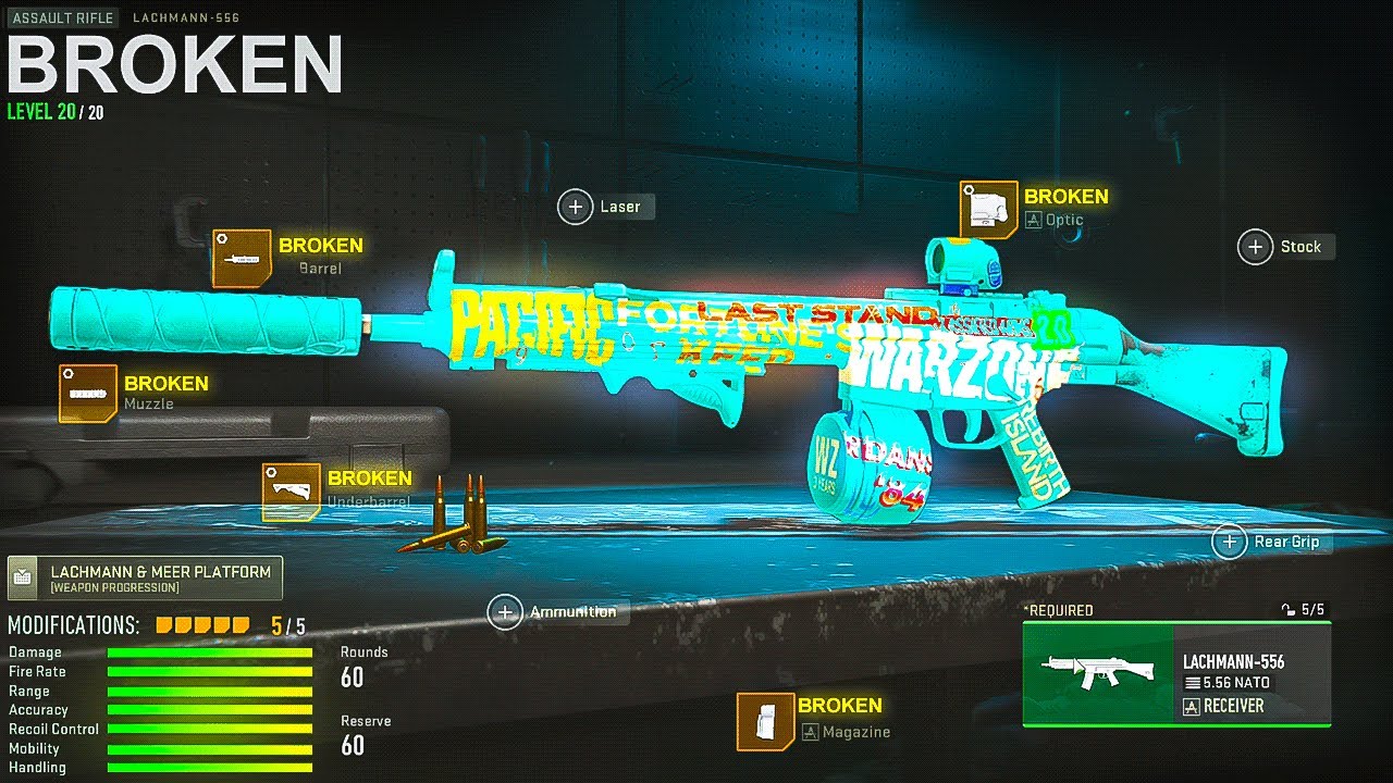 NEW *ZERO RECOIL* LACHMANN 556 Setup in Warzone 2 😳 (Best LACHMANN 556 Class Setup) : MW2