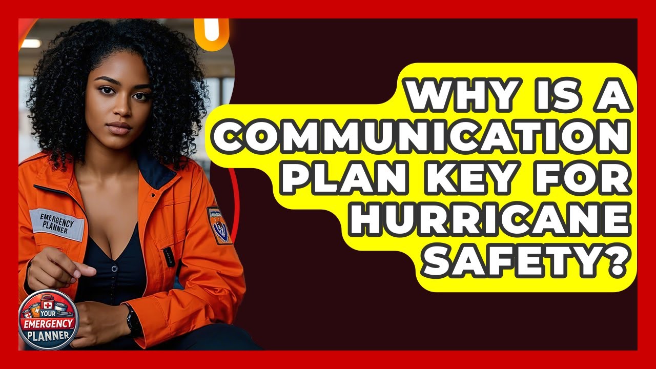 Why Is A Communication Plan Key For Hurricane Safety? - Your Emergency Planner