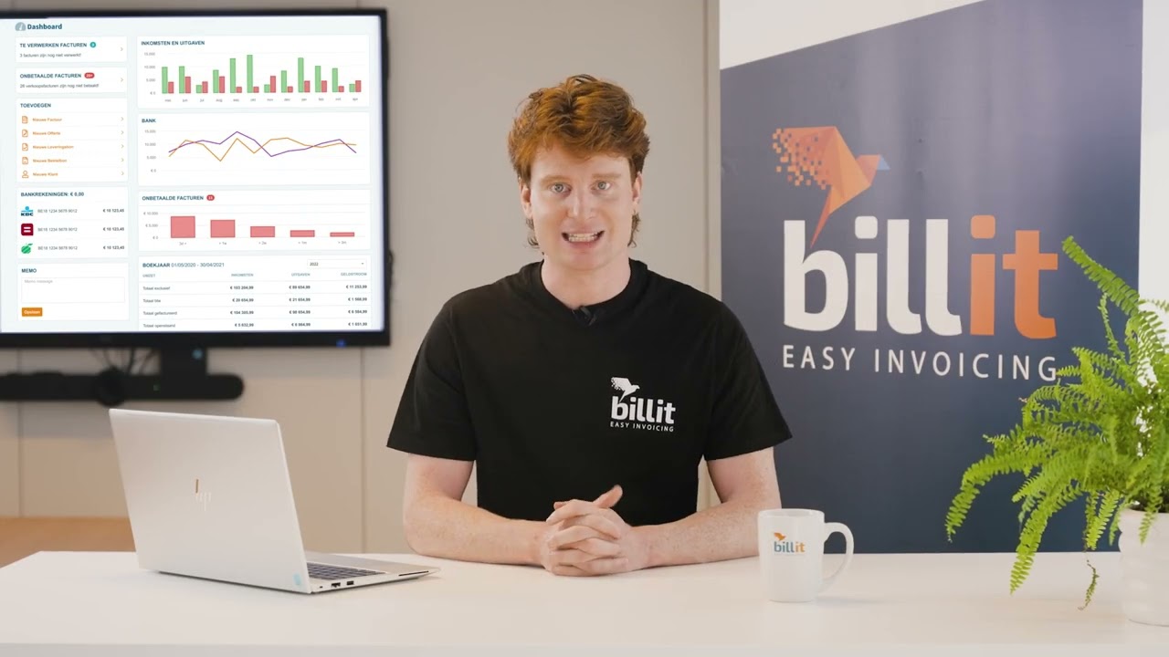 Getting started with Billit - Step 3 Create and send your first invoice
