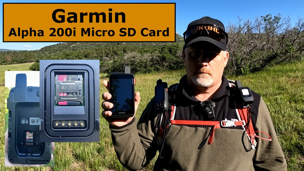 Установка карты Micro SD для Garmin Montana 700i