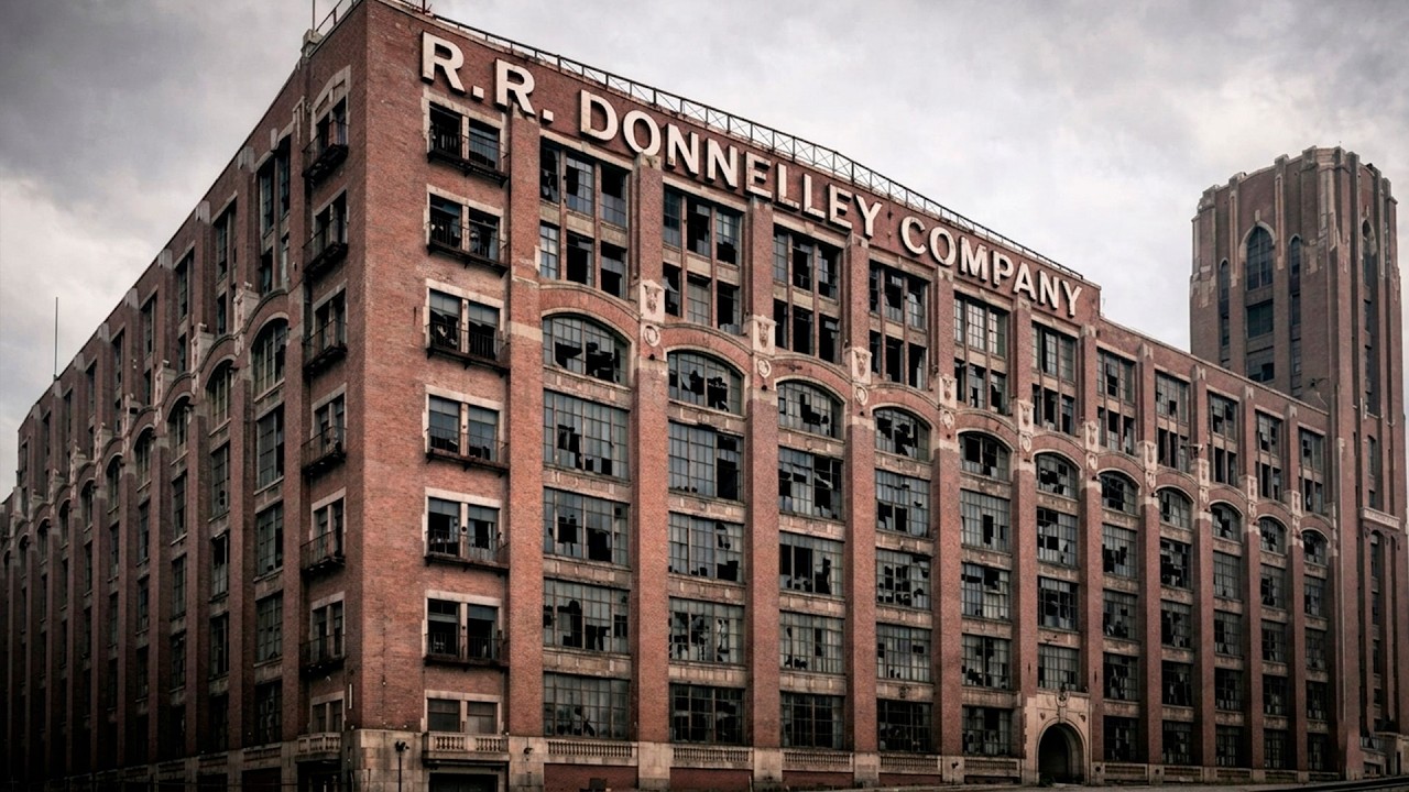 Inside R.R. Donnelley's Chicago Print Plant: Where America's Books Died - 5,000 Jobs Lost