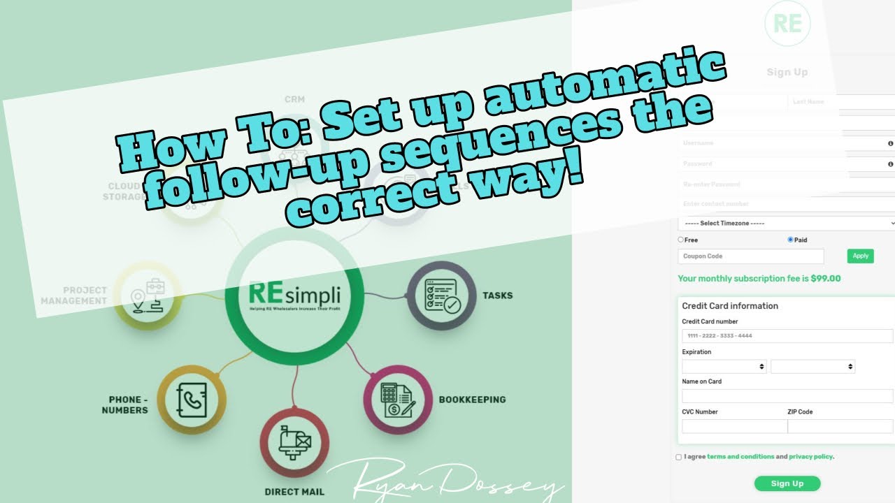 Resimpli Real Estate CRM: Setting up drip campaigns | **The correct way**