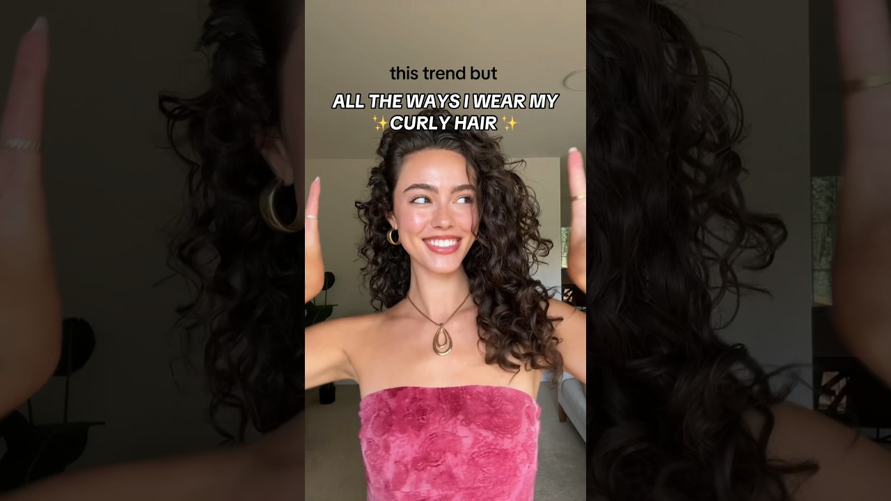 STYLING CURLY HAIR :)