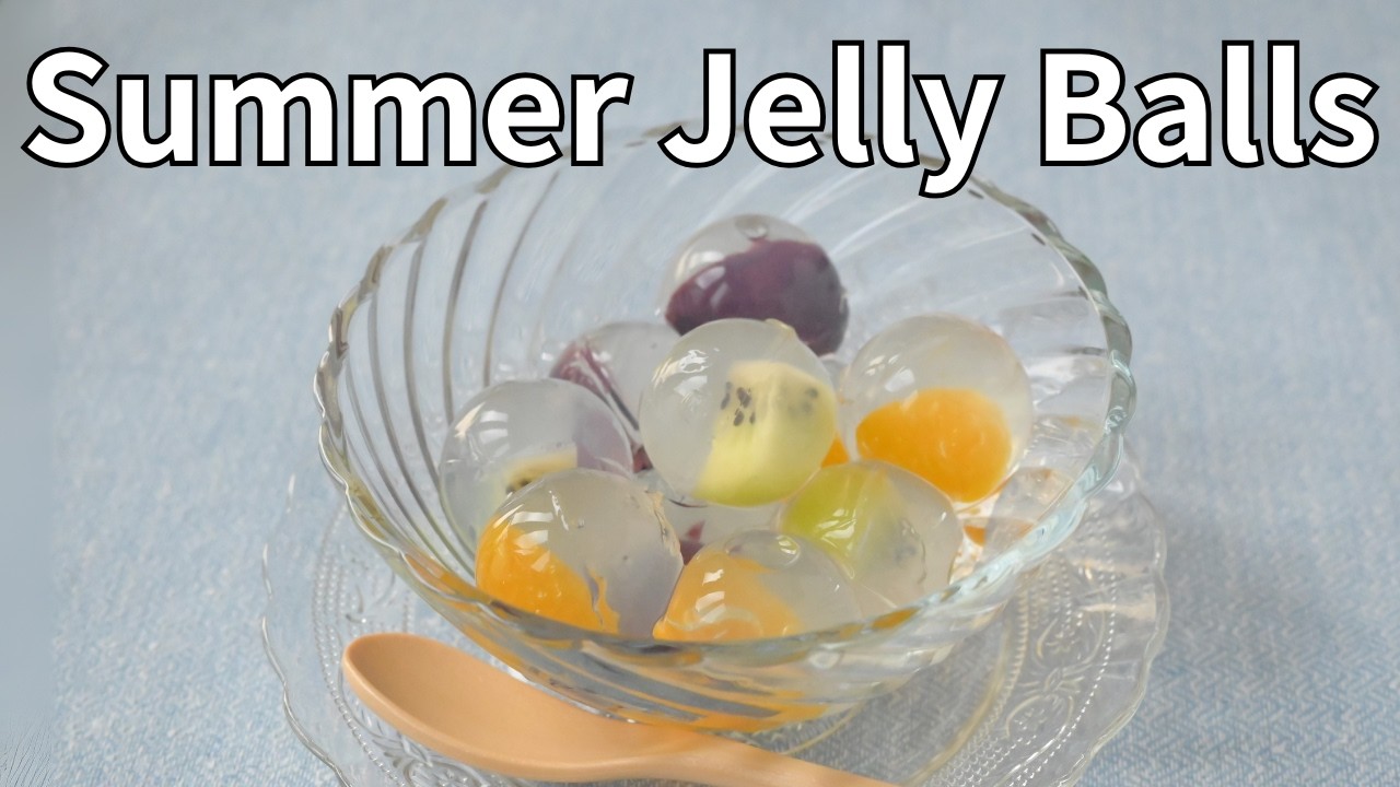 10-Minute Japanese Jelly Balls &ndash; Refreshing Summer Dessert!